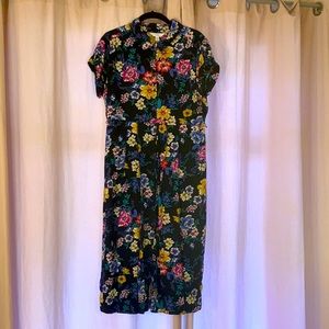Time and Tru Floral Button Up Sun Dress